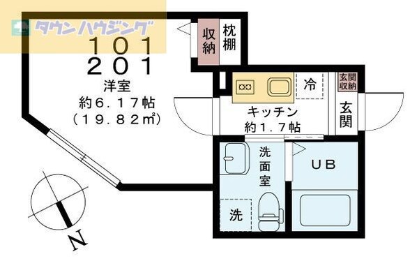 ベラピューマ実籾の物件間取画像